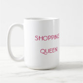 Mug Reine du Shopping Chat (Gauche)