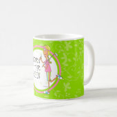Mug Reine du vert (Devant droit)