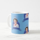Mug reine elizabeth 2 (Devant gauche)