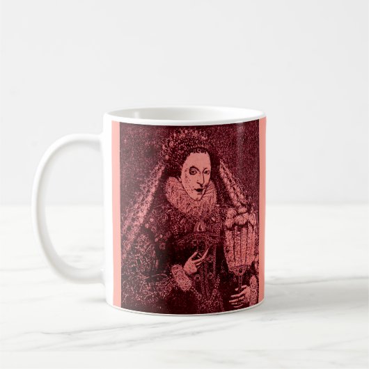 Mug Reine Elizabeth I en rose (Gauche)