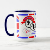 Mug Reine Elizabeth Prince Philip 70e anniversaire (Gauche)