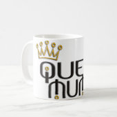 Mug Reine maman / couronne or (Devant gauche)