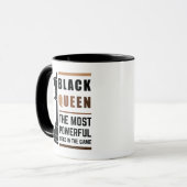 Mug Reine Noire La Pièce La Plus Puissante Du Jeu 2 (Devant gauche)
