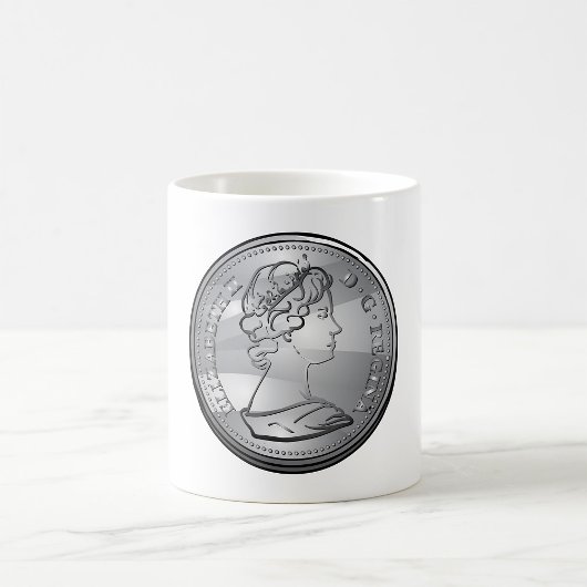 Mug Reine Sur Une Pièce