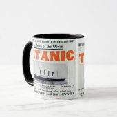 Mug Reine Titanique De L'Océan - Ligne Étoile Blanche (Devant gauche)