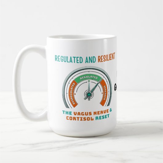 Mug Réinitialisation du cortisol du nerf vague régulé (Gauche)