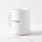 Mug Réinitialisation mondiale – Une nouvelle ère comme (Devant gauche)