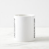 Mug Réinitialiser Réajuster - Gym, Hustle, Succès (Centre)