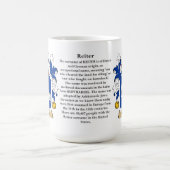 Mug Reiter, l'origine, la signification et la crête (Centre)