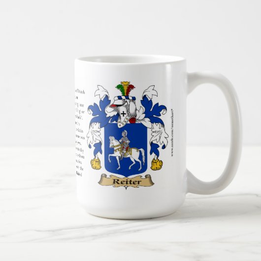 Mug Reiter, l'origine, la signification et la crête (Droite)