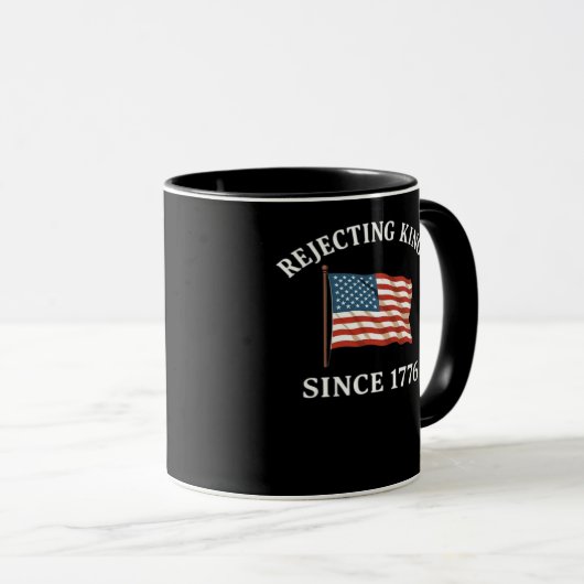 Mug Rejecting Kings Since 1776 Essential Style (Devant droit)