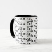 Mug Rejetée du bureau du procureur cadeau Drôle Drôle  (Devant gauche)