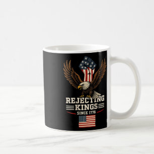Mug Rejeter les rois depuis 1776 Bald Eagle Patriotiqu