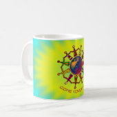 Mug Rejoindre les gens | yellocyanlila brillance (Devant gauche)