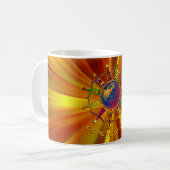 Mug Rejoindre les gens | zoom jaune (Devant gauche)