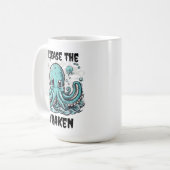 Mug Relâchez le KRAKEN ! Pipe mignonne (Devant gauche)