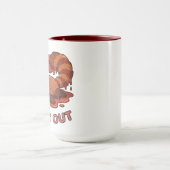 Mug Relatable "Burnt Out" Red Panda – Cute Melted Aest (Centre)