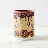 Mug Relatable Drôle Phrase Chocolat Amateurs Dessert (Centre)