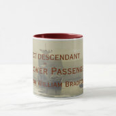 Mug (relatif est) Ancêtre de Mayflower Passenger... (Centre)