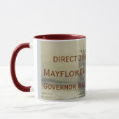 Mug (relatif est) Ancêtre de Mayflower Passenger... (Gauche)