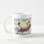 Mug Relation/Psychologie Caricature Dons Amusants (Gauche)