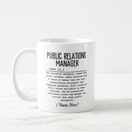 Mug Relations publiques (Gauche)