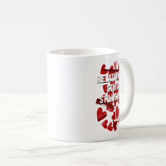 Mug Relationship Still Single Valentines Day Humor 1 (Devant droit)