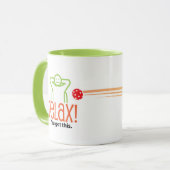 Mug Relax, c'est seulement Pickleball (Devant gauche)