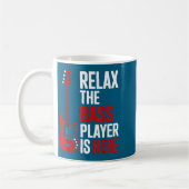 Mug Relax The B Player Is Here Retro Guitar Musician F (Gauche)