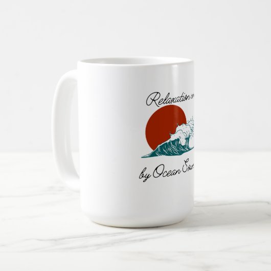 Mug Relaxation avec Ocean Sounds (Devant gauche)