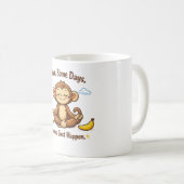 Mug Relaxer Certains Jours Les Bananes Arrivent Simple (Devant droit)