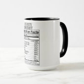 Mug Relevé nutritionnel du shérif adjoint (Devant droit)