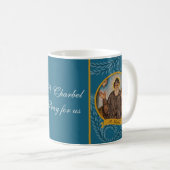 Mug Religieux Saint-Charbel Sharbel Maronite catholiqu (Devant droit)