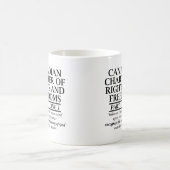 Mug Religion chrétienne canadienne de liberté de (Centre)