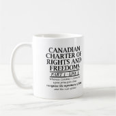 Mug Religion chrétienne canadienne de liberté de (Gauche)