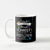 Mug Religion I Can Do All Things Through Christ Butte (Gauche)