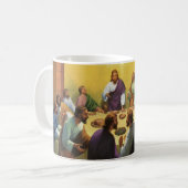 Mug Religion vintage, Dernière Cène avec Jésus-Christ (Devant gauche)