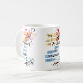 Mug Remarquable LIFE Inspirational Citation illustrée (Devant gauche)