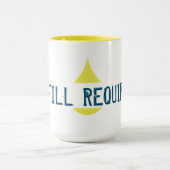 Mug REMBOURSER L'ÉTAT OBLIGATOIRE Jaune (Centre)