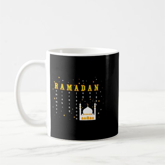 Mug Remember Allah Ramadan Mubarak Kareem  (Gauche)