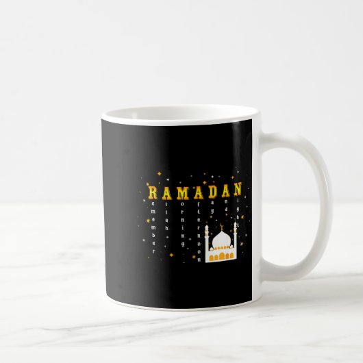 Mug Remember Allah Ramadan Mubarak Kareem  (Droite)