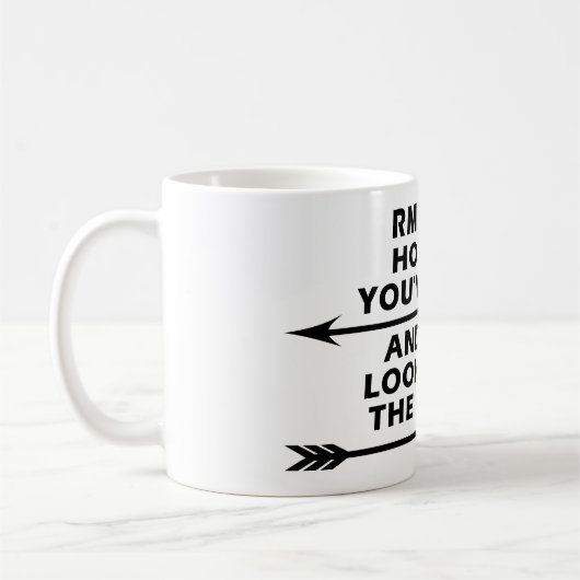 Mug Remember How Far You’ve Come and Keep Looking  (Gauche)