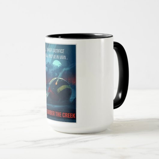 Mug Remember the Creek- Helldivers 2 (Devant droit)