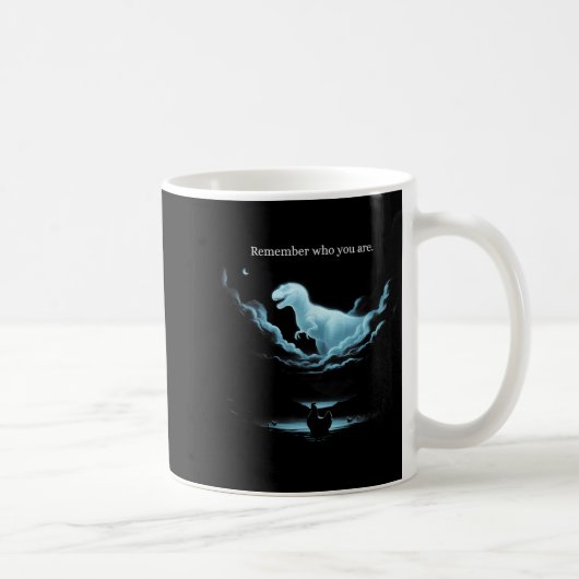 Mug Remember Who Are You Dinosaur Chicken Meme Evoluti (Droite)