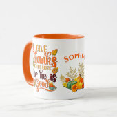 Mug "Remercie le Seigneur de son bien" (Devant gauche)