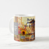 Mug Remerciement à l'enseignant de fin d'année Sunny S (Devant gauche)