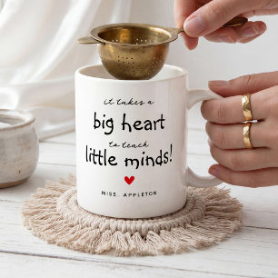 Mug Remerciement aux Enseignants Grands Cœurs Petits E