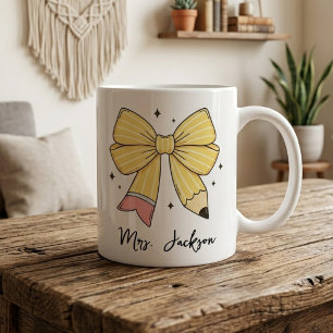 Mug Remerciement aux enseignants Professeur avec un
