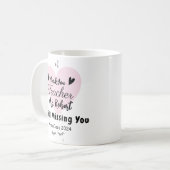 Mug Remerciement pour l'appréciation des enseignants É (Devant gauche)