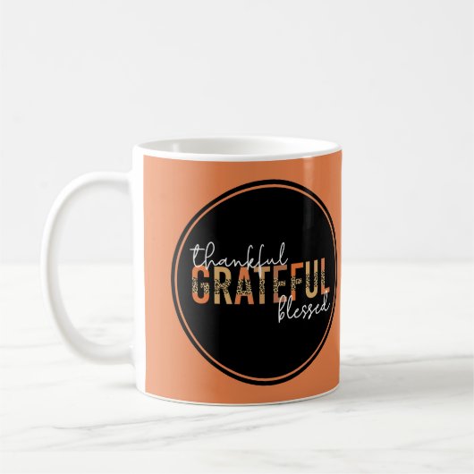 Mug Remerciements à la bienheureuse guépard'impression (Gauche)